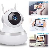 Xcellent Global Wireless Security Camera Monitor, Full HD 1080P Cloud Storage (Service Fees Require) Surveillance, IP Camera for Baby/Elder/ Pet，Home Monitor with Night Vision，Motion Detection Alerts