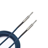 D'Addario Accessories Braided Instrument Cable, 15' - Blue
