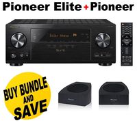 Pioneer Elite VSX-LX301 7.2 Channel Networked AV Receiver with Built-in BluetoothÂ and Wi-FiÂ + Pioneer SP-T22A-LR Add-on Speaker Designed by Andrew Jones for Dolby Atmos Bundle