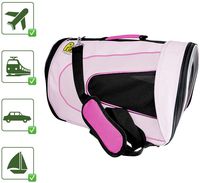 Pet Magasin Soft-Sided Pet Travel Carrier Cage for Small Pets, Pink