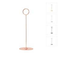 Gray Bunny Place Card Holder, 8 in Tall, 12 Pack, Rose Gold, Table Cardholder Tabletop Menu Holder Harp-Clip Number Holder Recipe Holder Reserved Card Holder, for Restaurants Wedding Banquet