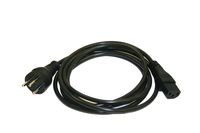 Interpower 86275010 Israeli Cord Set, SI-32 Plug Type, IEC 60320 C13 Connector Type, Black Plug Color, Black Cable Color, 10A Amperage, 250VAC Voltage, 2.5m Length
