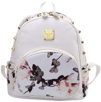 American Shield a-001 Girl's Mini Waterproof IPad Backpack Casual Lightweight Light Strong Sport Daypack 06051, White