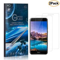 Casake [2 Pack] Huawei P8 Lite 2017 Screen Proetctor, Premiun 3D Tempered Glass [Ultra Clear] Anti-Scratch, Anti Shatter Screen Protector for Huawei P8 Lite 2017