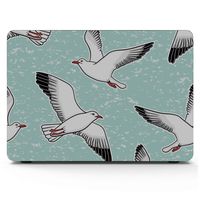 MacBook Accessories Case Cute White Cartoon Seagull Flying Bird Plastic Hard Shell Compatible Mac Air 11" Pro 13" 15" A1708 MacBook Pro Case Protection for MacBook 2016-2019 Version