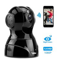 Ylife WiFi Wireless Security Camera, 1080P HD IP Camera Works with Alexa, Pan/Tilt/Zoom Video Baby Pet Monitor Camera with Two Way Audio, Night Vision, Motion Detection, Indoor Home Dome Surveillance