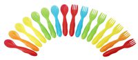 The First Years Take & Toss Flatware for Kids, 16 pieces