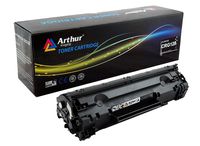 Arthur Imaging Compatible Toner Cartridge Replacement for Canon 128 (3500B001AA) (Black, 2-Pack)