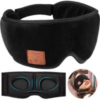 Sleep Headphones 3D Eye Mask, Bluetooth 5.0 Wireless Music Mask, Eye Shade Cover with Ultra-Thin HD Speakers Adjustable, Blindfold for Men Women Sleeping, Travel, Meditation