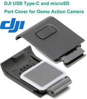 OSMO Action Camera 4K HD Video Cam Digital Waterproof HDR-Video Battery Charging Kit Adhesive Mount Kit Frame Kit Accessories Compatible with DJI OSMO Action Camera (DJI Genuine USB-C Cover)