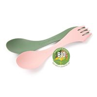 Light My Fire BPA-Free Original Spork BIO 2-Pack, SandyGreen/Dust