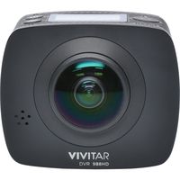 Vivitar DVR988-BLK 360 Action Camera, 4K and 1080P HD Resolution, Black