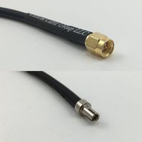 12 inch RG188 SMA MALE to TS-9 MALE Pigtail Jumper RF coaxial cable 50ohm High Quality Quick USA Shipping