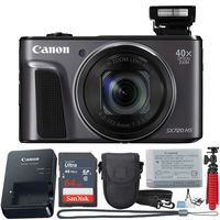 Canon PowerShot SX720 HS 20.3 MP Wi-Fi Digital Camera with 40x Optical Zoom & HD 1080p Video (Black) 11-Piece Value Bundle