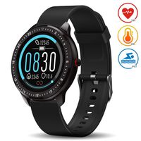 DoSmarter Smart Fitness Watch, 1.3" Touchscreen Waterproof Fitness Tracker with Heart Rate Blood Pressure Monitor, Sleep Tracking, Pedometer, Calories Counter GPS Activity Tracker for Women Men Kids
