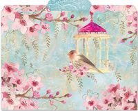 Punch Studio, Chinoiserie Garden, File Folders, Set of 10