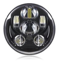 Motorcycle 5-3/4 5.75 LED Headlight for Harley Davidson 883,sportster,triple,low rider,wide glide Headlamp Projector Driving Light