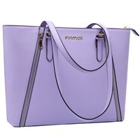 Laptop Tote Bag,Stylish Laptop Totes for Women up to 15.6 inch,Professional Padded Work Bags for Women Large Handbags,Light Purple