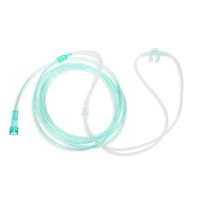 Dealmed Brand Adult Standard Nasal Cannula (Straight) with 7 ft (2.1m) Soft Green, Highly Visible, Kink Resistant, Lightweight Tubing (5 Pack)