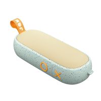 JAM Hang Around, Pairable Waterproof Bluetooth Speaker  100 ft. Range, 20 Hour Playtime, Dust-Proof, Drop-Proof IP67 Rating  Built-in Speakerphone, Aux-In Port, USB Charging  Cream Soda