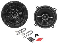 Kicker 41DSC54 5-1/4" 5.25" D-Series 200 Watts Peak/50 Watts RMS 3-Way Car Speakers DSC5 with Thin-profile Woofers