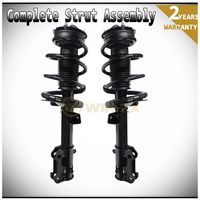 WIN-2X New 2pcs Front Left & Right Side Quick Complete Suspension Shock Struts & Coil Springs Assembly Fit 05-10 Ford Mustang Base/GT/Bullitt/Lujo