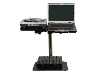 Odyssey LUNISPDB L-Evation Universal Laptop / Gear And Pioneer Cdj-100 Plate Stand With Double Arm Package