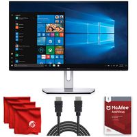 Dell S2419H S Series 24-Inch IPS LED FHD Monitor 1920 x 1080, 60Hz Refresh Rate, 5ms Response Time, 16:9 Aspect Ratio Bundle with McAfee Antivirus 1-Year