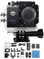 Black Box DareDVL 2.0" LCD WiFi HD 1080P Waterproof Sports Camera - 12MP 170° Wide Angle Outdoor Action Camcorder with Remote Control and Accessory Bundle (Black)