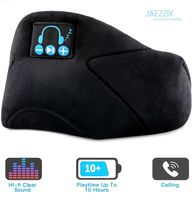 Sleep Headphones Bluetooth Eye Mask, JAEZZIY 3D Bluetooth 5.0 Wireless Sleep Mask,Washable Adjustable Travel Music Handsfree Sleeping Headset with Built-in HD Speaker and Micro for Side Sleepers