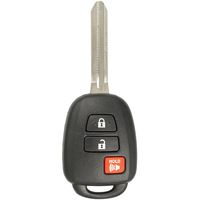 Keyless2Go Keyless Entry Remote Head Key Fob Replacement for Select Toyota Rav4 Highlander Tacoma GQ4-52T 89071-0R040