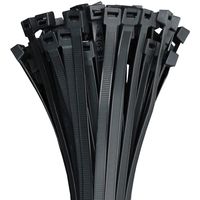 100 Premium Heavy Duty 32 Inch Zip Ties | Black Nylon Cable Ties | XGS Wire Ties by APTronix (32 Inch, Black)
