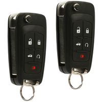 2 Key Fob fits 2010-2017 Buick Allure Encore Lacrosse Regal Verano / Chevy Camaro Cruze Equinox Impala Malibu Sonic / GMC Terrain Keyless Entry Remote Flip 2010 2011 2012 2013 2014 2015 2016 2017