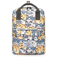 Water Resistant Cat Laptop Backpack College Bags Women Daypack Travel Bag Fits up to 14-Inch Laptop