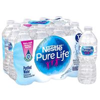 Nestle Pure Life Purified Water, 16.9 fl oz. Plastic Bottles (12 count)