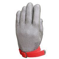 Anself Cut Resistant Glove Stainless Steel Mesh Knife Cut Resistant Protective Glove