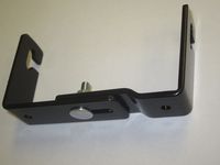 Workman C-523 CB Radio Mini Mounting Bracket With Quick Release Adjustable 3-3/4" to 4-3/4" wide