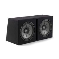 JBL Stage1220B Stage Series Dual 12 Inch Ported Loaded Enclosure - 500 Watt, 2-Ohm