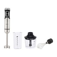AmazonBasics 500 Watt Multi-Speed Immersion Hand Blender with Attachments