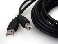 BopoTech CAB1003 25' USB A to B Cable AKA Printer Cable/Scanner Cable