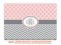 decalrus - Protective Decal for The Lenovo Yoga C930 (13.9" Screen) Laptop with Customized Monogram LEyoga13_C930-Monogram1