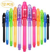 TAGVO Secret Pens - Invisible Writing, Detective Birthday Party Accessory for Children (12 PCS)