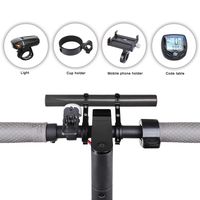 TOMALL Handlebar Extender Bicycle Extension Bar Aluminum Alloy Bracket Carbon Fiber Extender Holder Space Saver Use for XIAOMI M365,Ninebot ES1 ES2,Mountain Bicycle