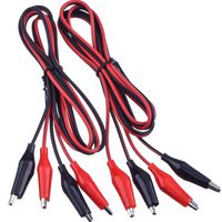 5 Groups 1M Test Leads Set with Alligator Clips Double-ended Jumper Wires (5 Groups)