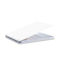 Pina Zangaro Vista 11x14 Landscape Screwpost Binder Snow, Includes 20 Pro-Archive Sheet Protectors (34073)
