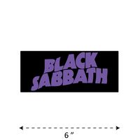 (TK-235) Black Sabbath - Waterproof Vinyl Sticker for Laptops Tablets Cars Motocycles Bicycle Skateboard Luggage Or Any Flat Surface (6")