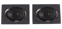 (2) Alpine SPE-6090 6" x 9" 600 Watt 2-Way Car Stereo Speakers+(2) Enclosures