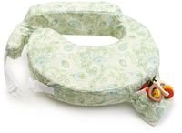 My Brest Friend Inflatable Travel Nursing Pillow - Maternity Breastfeeding Support, GreenPaisley