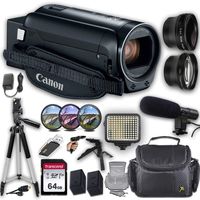 Canon VIXIA HF R82 Camcorder + Professional Video Accessory Bundle
