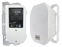 52BTW Silver Ticket Products Active Bluetooth Indoor/Outdoor Patio Speaker Pair (5 Inch, White)